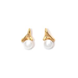 Simple Daily Commuting Fashion Pearl Stainless Steel Earrings