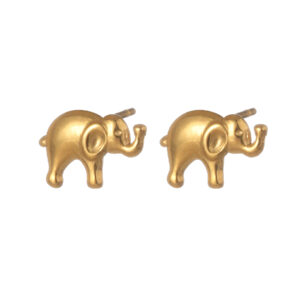 Multi-element Small Animal Pattern Earrings, Elephant Design