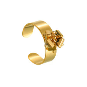 Multi-element Small Pendant Ring, Triangular Shape