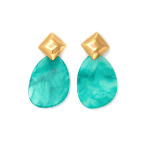 Minimalist Textured Teardrop Earrings