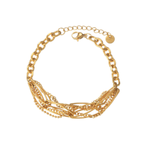 Multi-style Multi-layer Chain Stitched Bracelet, with Six Layers of Chains