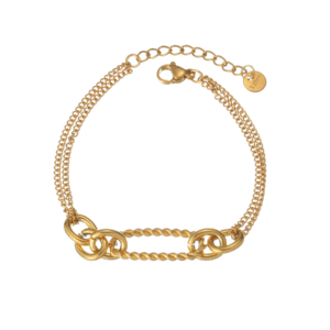 3:1 Chain Stitched Double-layer Bracelet