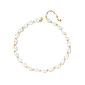 Elegant Baroque Pearl Necklace