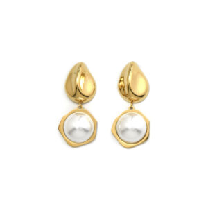 Commuting Versatile Pearl Stainless Steel Earrings